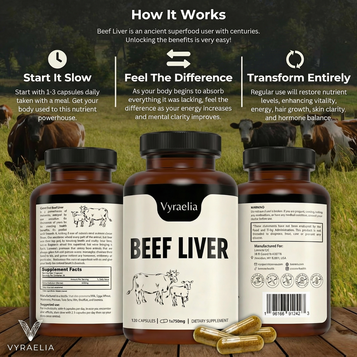 Vyraelia™ Testosterone & Male Vitality Support